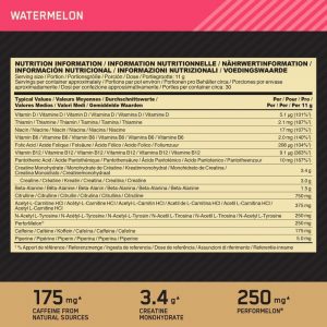 OPTIMUM PRE WORKOUT 330G