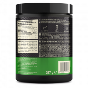 OPTIMUM NUTRITION CREATINE POWDER 634G SANS AROME