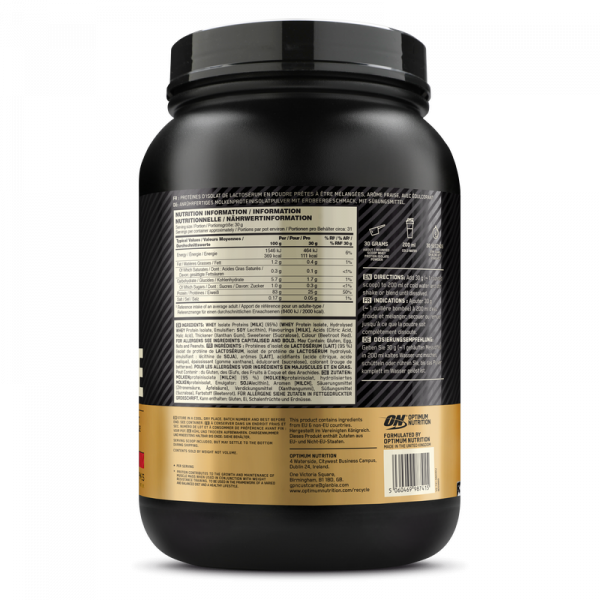 OPTIMUM GOLD STANDARD 100% ISOLATE – Image 2