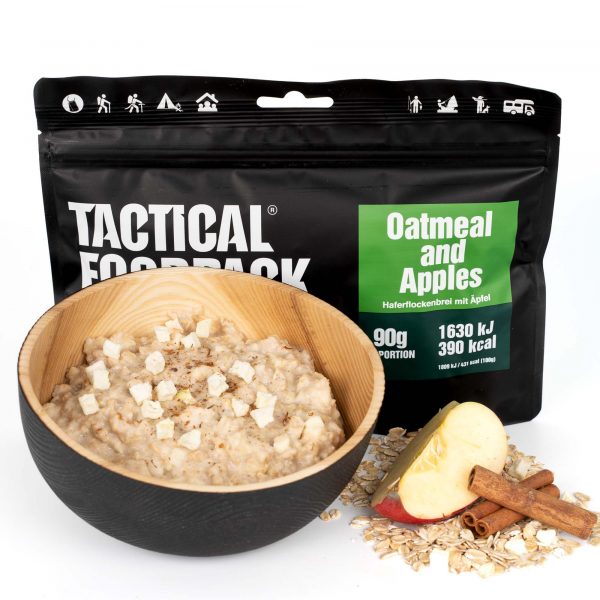 TACTICAL FOODPACK 90G OATMEAL AND APPLES