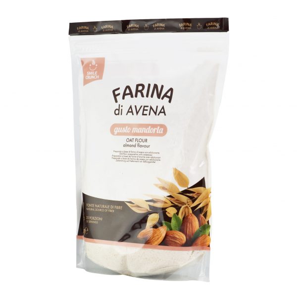 SMILE CRUNCH FARINE D'AVOINE AROME AMANDE 1KG