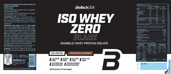 BIOTECH USA BLACK ISO WHEY ZERO – Image 2