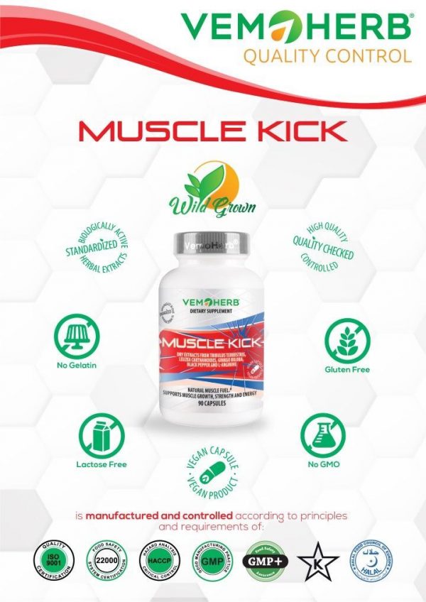 VEMOHERB MUSCLE KICK 90CAPS
