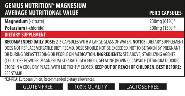 GENIUS MAGNESIUM 90 CAPS – Image 2