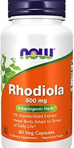 NOW RHODIOLA 500MG 60CAPS