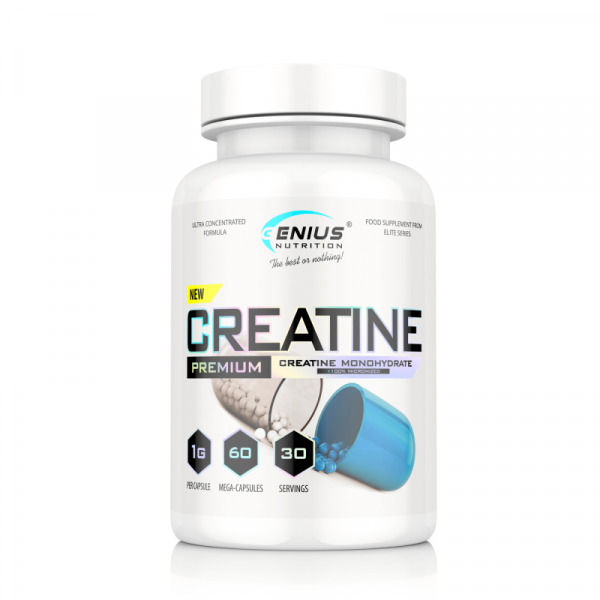 GENIUS CREATINE MONOHYDRATE 60CAPS