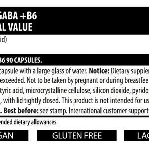 GENIUS GABA +B6 90CAPS