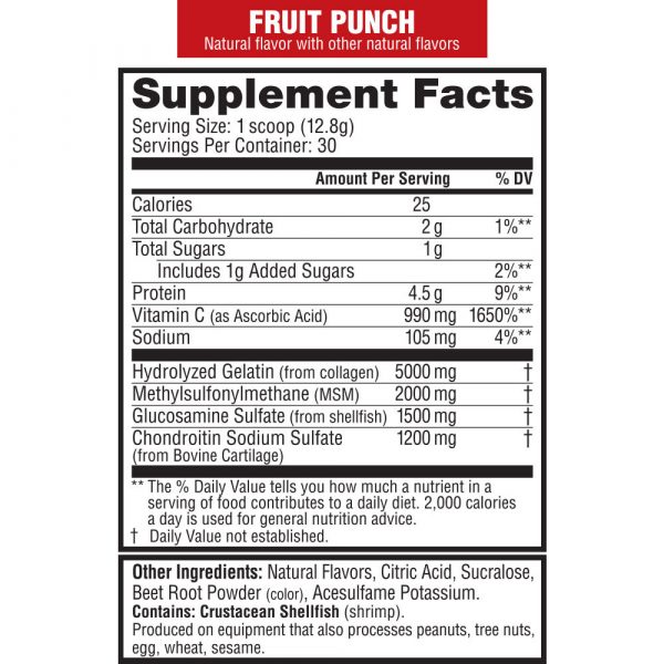 LABRADA ELASTI JOINT FRUIT PUNCH 384GR – Image 2