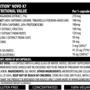 GENIUS NOVO X7 60SERVINGS