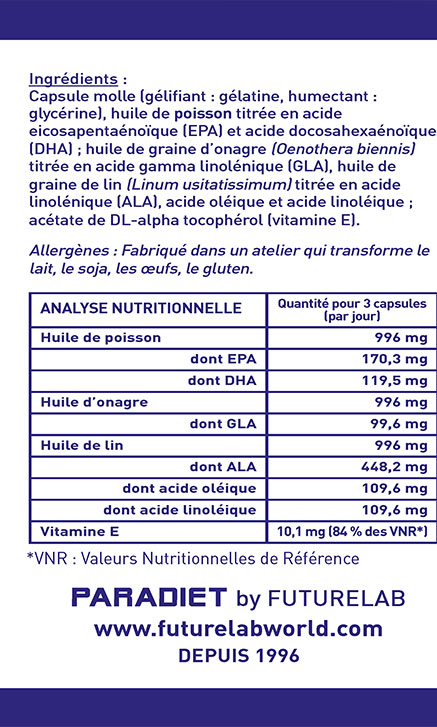 FUTURELAB TRIPLE OMEGA 120CAPS – Image 2
