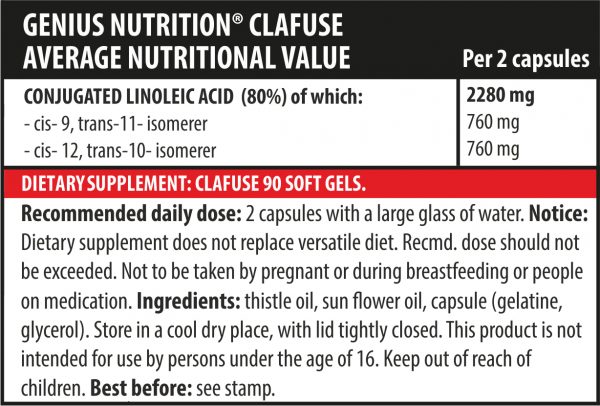 GENIUS CLA FUSE 45CAPS – Image 2