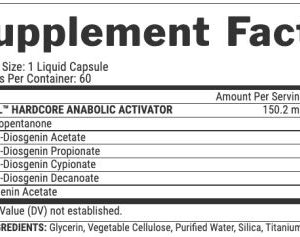 NUTREX ANABOL HARDCORE 60CAPS