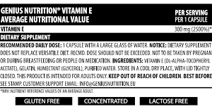 GENIUS VITAMINE E 60caps