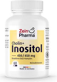 ZEIN PHARMA CHOLIN+ INOSITOL 60CAPS