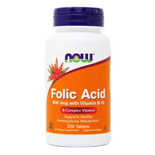 NOW FOODS ACIDE FOLIQUE 250TABS